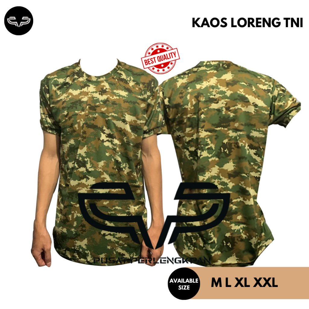 KAOS LORENG DRYFIT TNI   LORENG TNI TERBARU  LORENG TRIMATRA