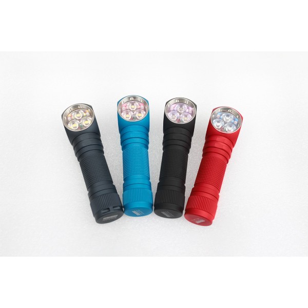 EMISAR DW3AA Aluminum AA 14500 3xNTG35 L-Shaped EDC Flashlight Senter