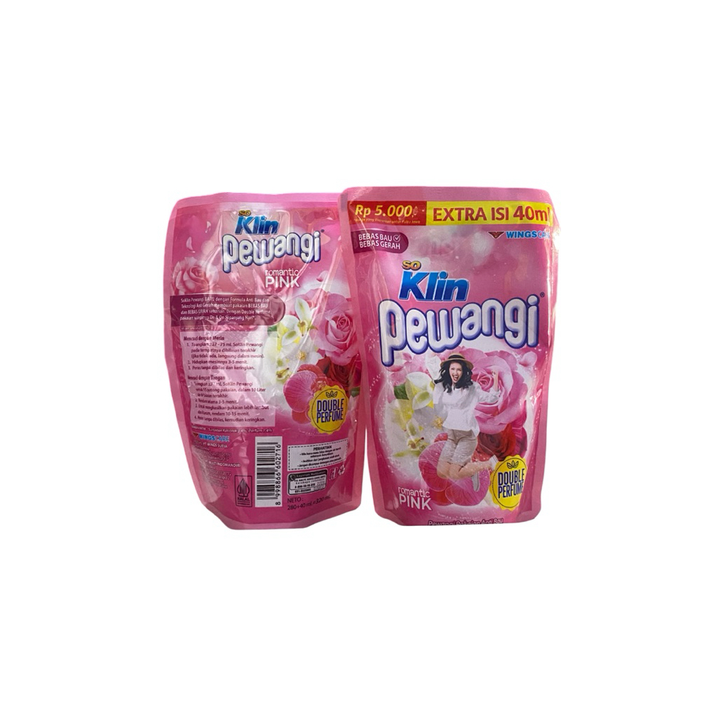 pewangi pakaian so klin