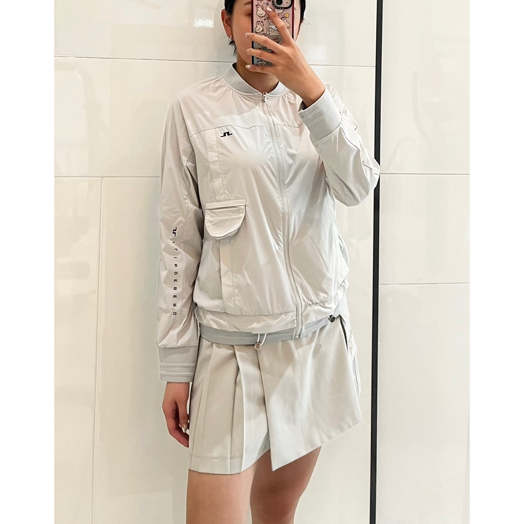 duniagolf JL logo all over polo top jlindeberg baju golf wanita golf polo