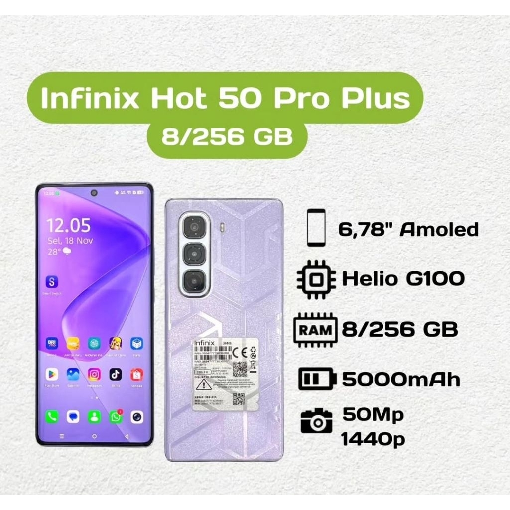 Infinix Hot 50 Pro Plus 8/256 GB Second