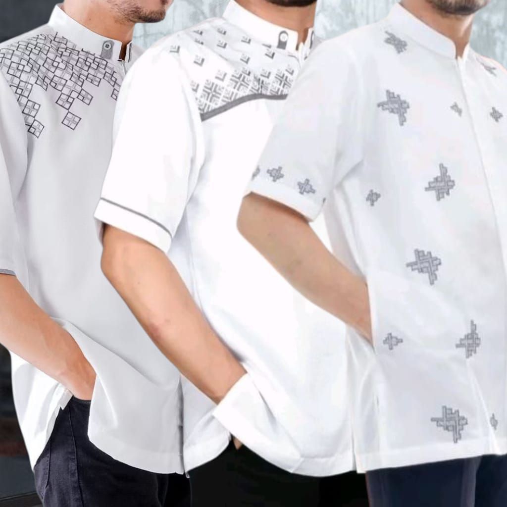 Baju Koko Couple Ayah Dan Anak Laki Laki Kemko Ayah Anak Terbaru Pakaian Muslim Anak Laki-Laki Baju 