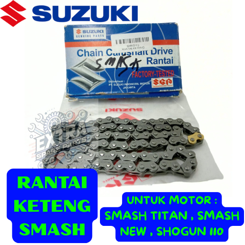 RANTAI KETENG KODE-SMASH SUZUKI SMASH TITAN/SMASH NEW/SHOGUN 110 BARANG KUALITAS ASLI 100%.