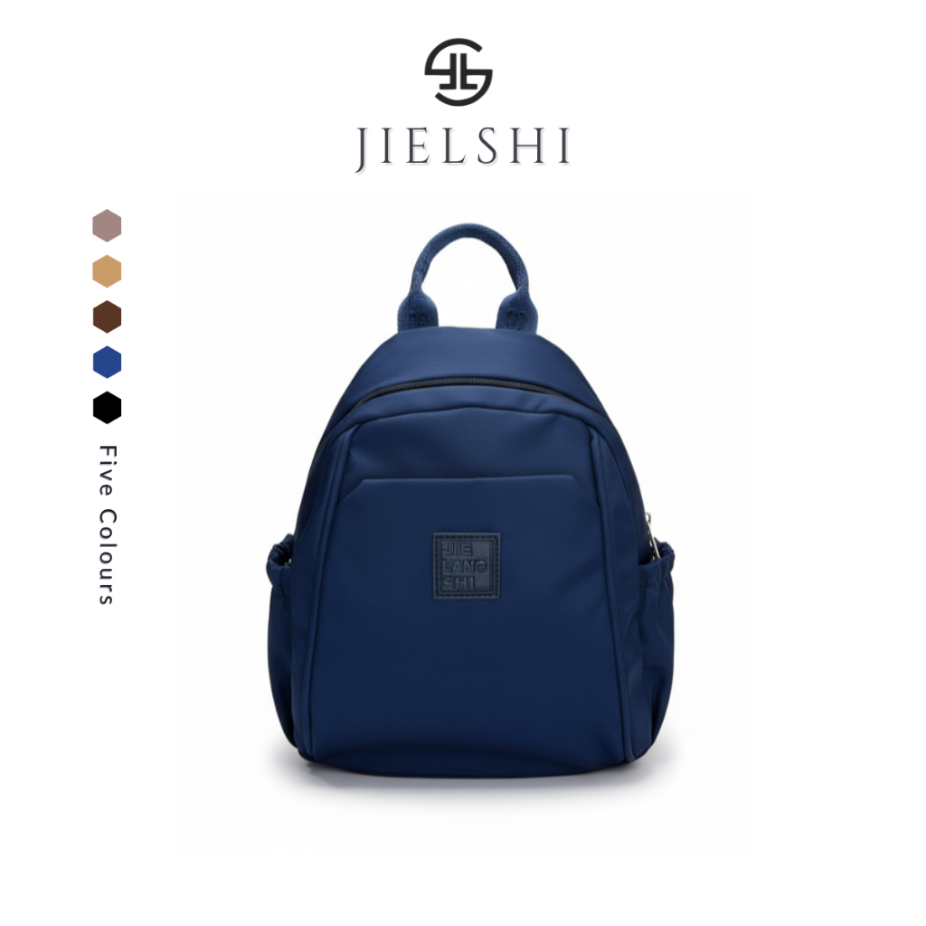 JIELSHI BRAVY DA-008-J# - Tas Ransel Wanita Tas Ransel Terbaru Bahan Parasut Glossy