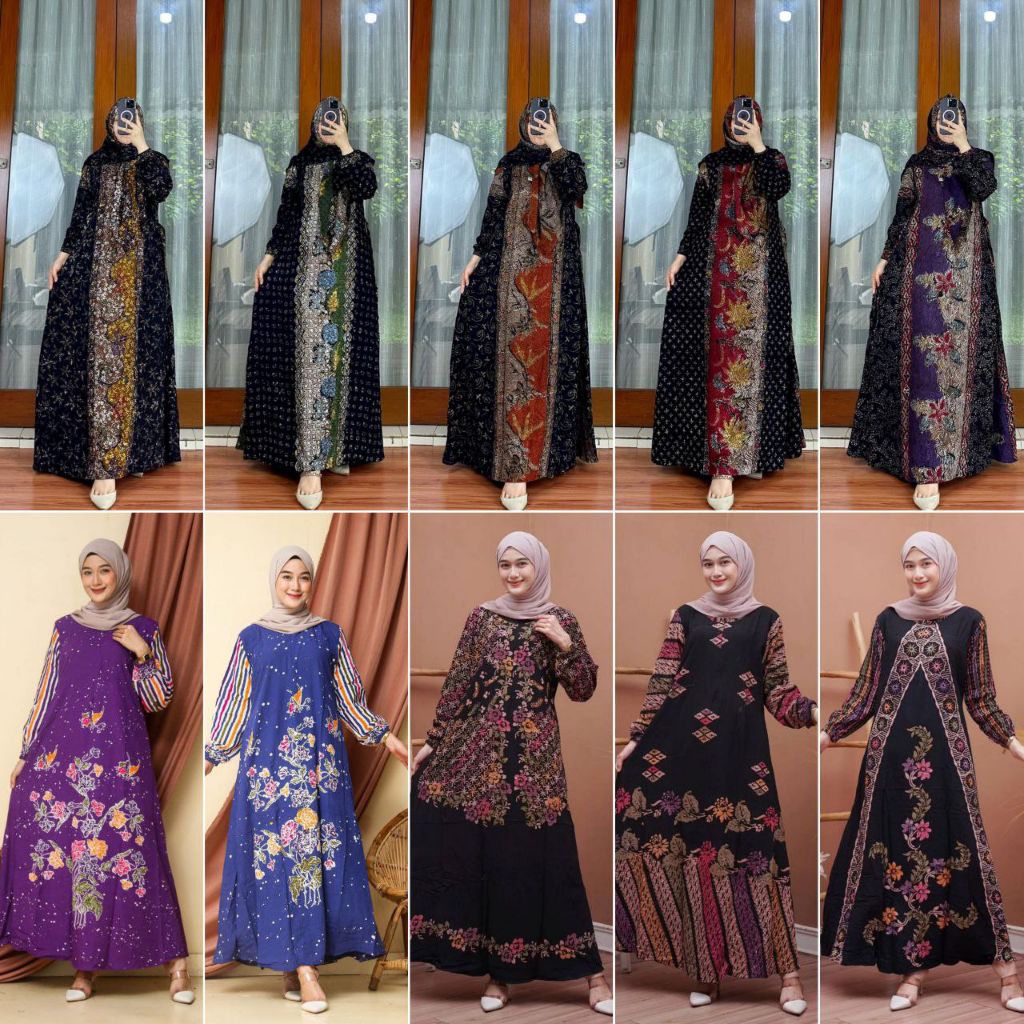 Gamis Batik Cap Tulis | Gamis Batik | Gamis Premium | Batik Cap | Batik Pekalongan