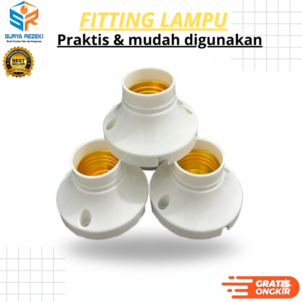 fitting lampu plafon minimalis / fitting lampu plafon mini