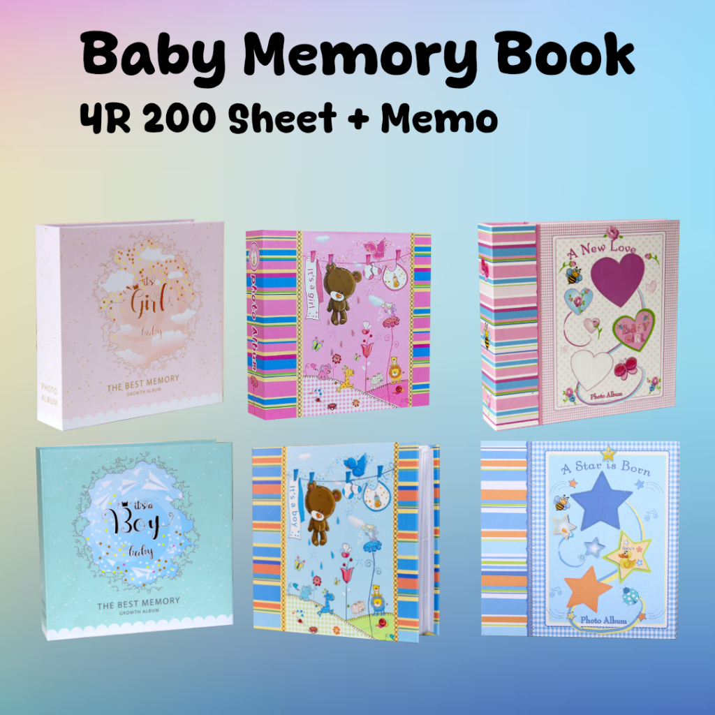 Baby Memory Book | Baby Journal | Buku Jurnal Bayi | Buku Perkembangan Bayi | Foto Kenangan Bayi | B