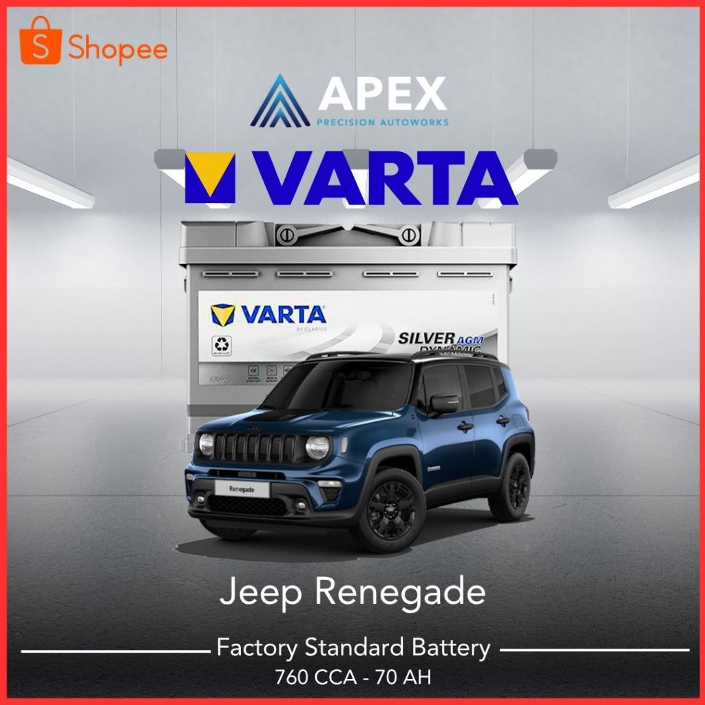 Aki VARTA SILVER DYNAMIC AGM JEEP RENEGADE
