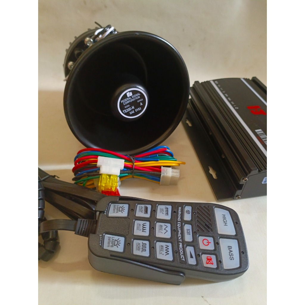 Klakson Patwal Sirine 200 Watt Tipe Sirine 7600 - Bisa menggunakan Toa Gerigi Sirip 300 Watt (TS300N