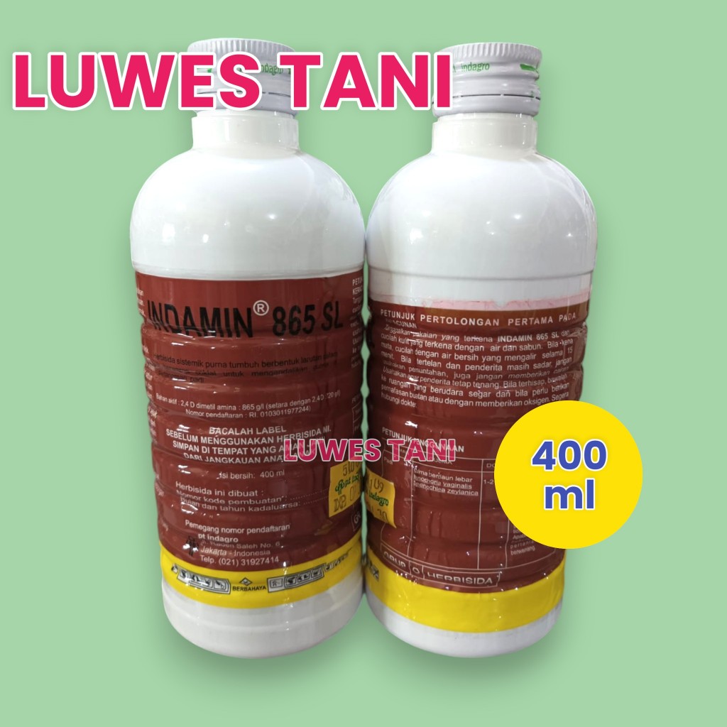indamin (400ml) herbisida purna tumbuh selektif padi herbisida aman tanaman padi