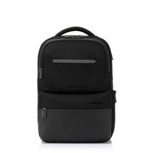 Backpack formal kantor SAMSONITE tas ransel laptop 15 inch kuliah kerja sekolah pria hitam