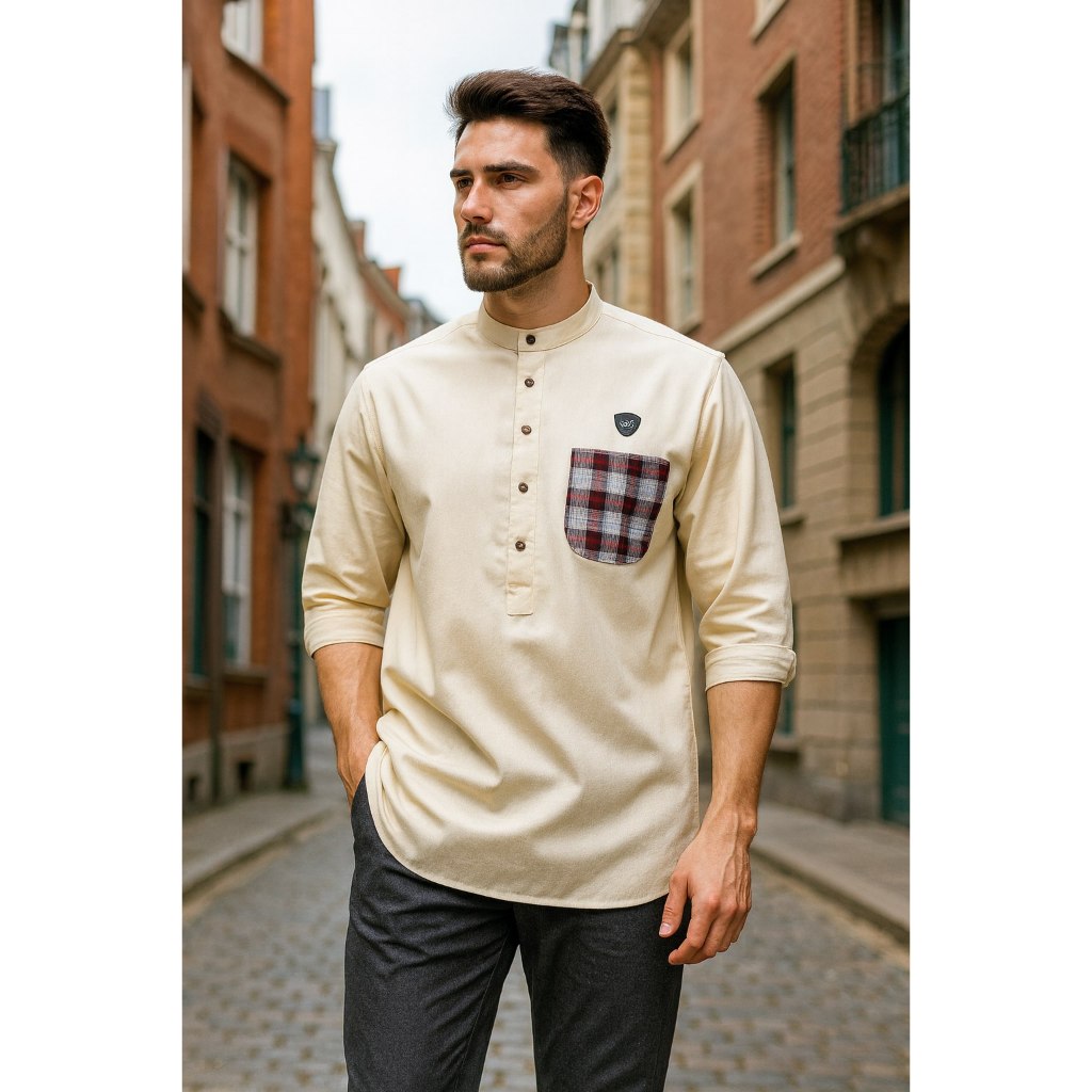 SAMASE KEMKO CASUAL U051P LENGAN 3/4