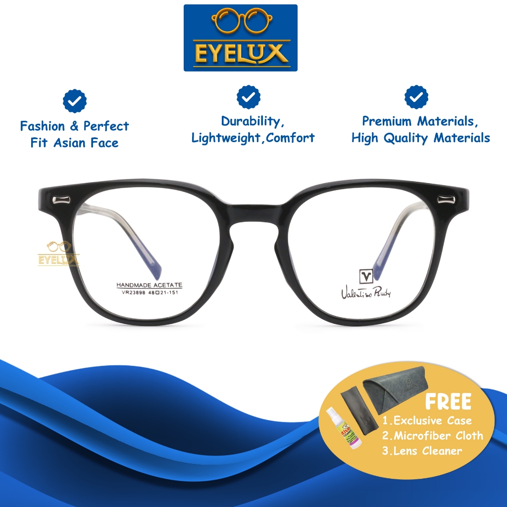 Valentino Rudy Eyewear / VAL VR-23898 / 48-21-151 / Frame Kacamata Valentino Rudy ORIGINAL