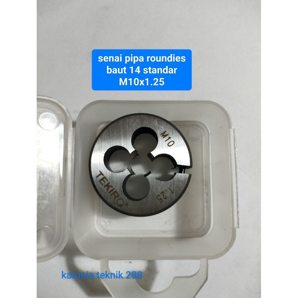 M10x1.25 senai baut 14 tekiro standar new