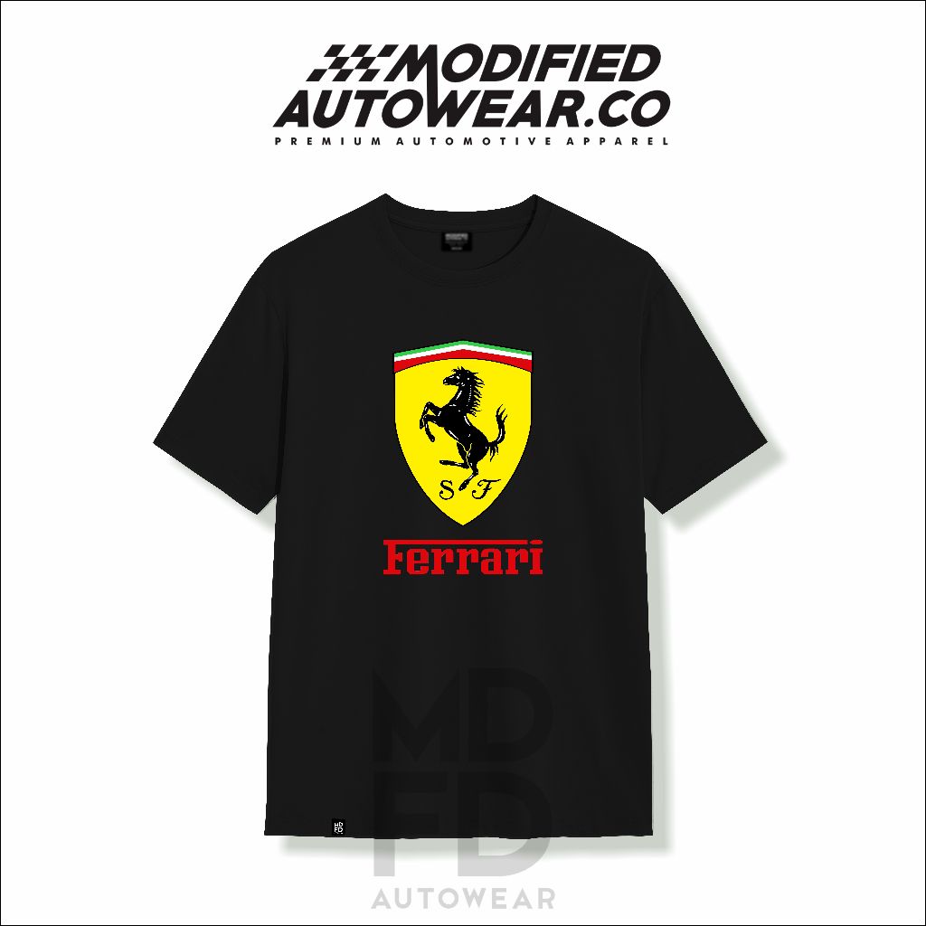 kaos ferrari modified autowear kaos panjang premium hoodie fleece ferrrari kaos anak ferrari