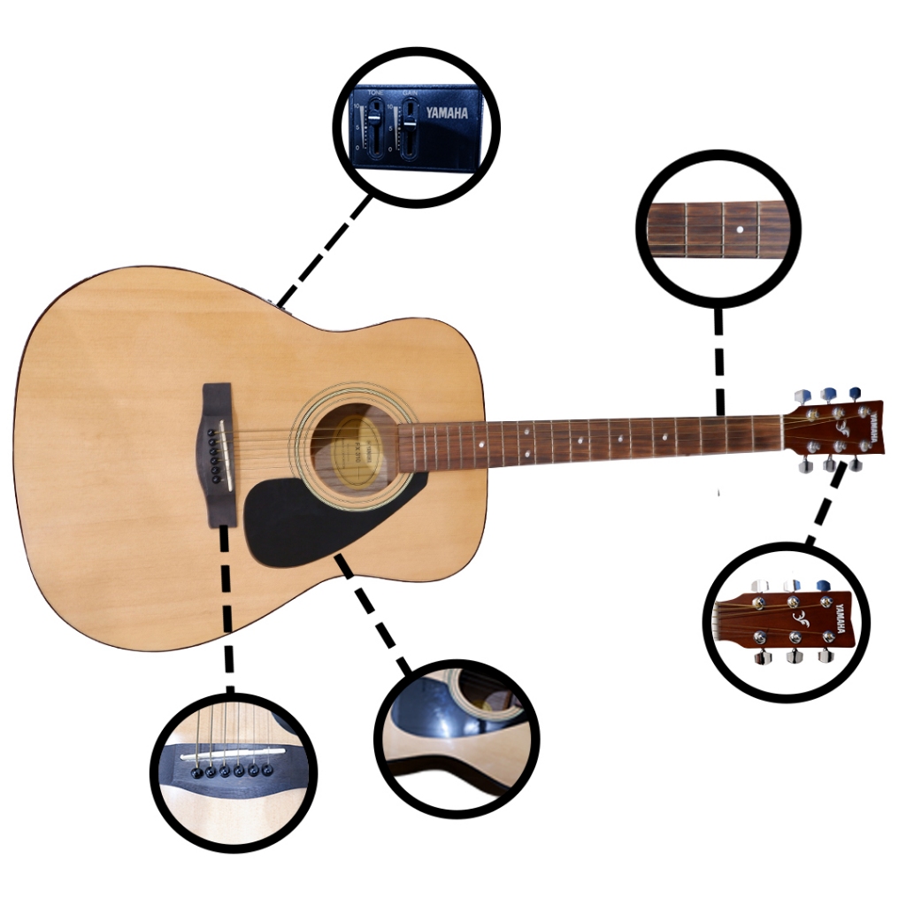 Gitar Akustik Elektrik FX310 / FX 310 / FX-310