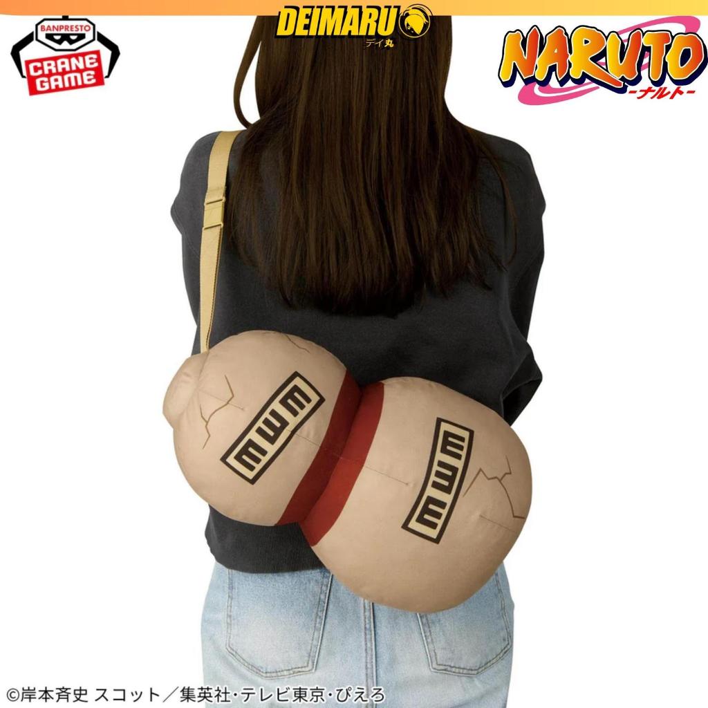Naruto Cosplay Plush Toy - Gaara Sand Bag Tas Cosplay Gaara Tas Selempang Plushie Naruto Gaara