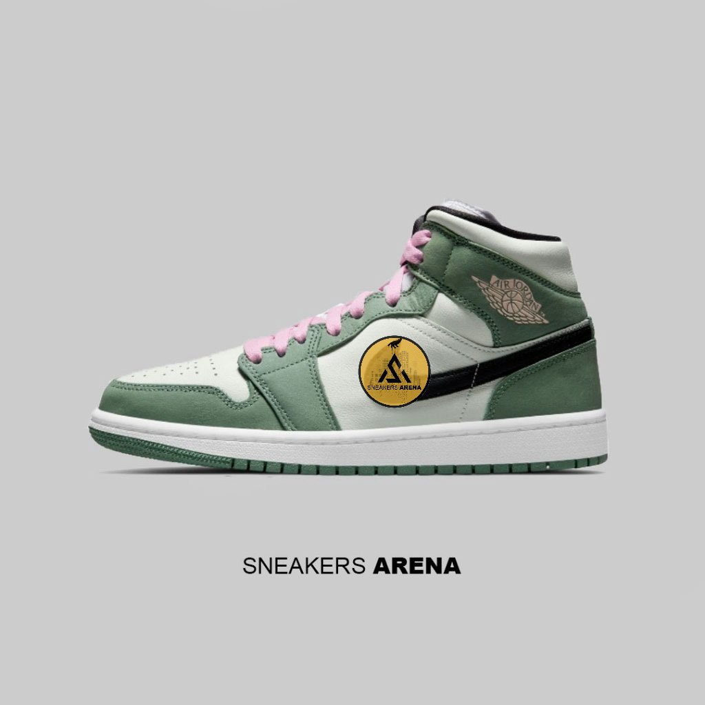 Sneakers NK Air Jordan 1 Mid Dutch Green