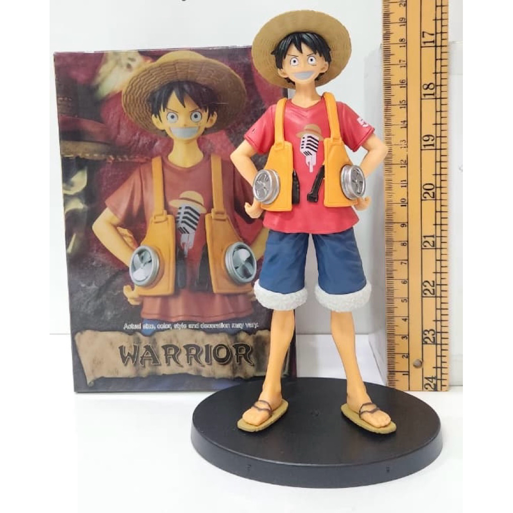 action figure one piece red film luffy