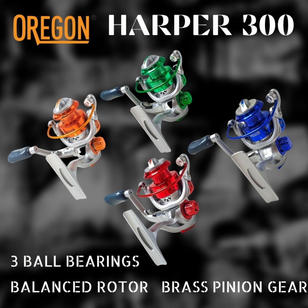 reel oregon harper 300 reel mini