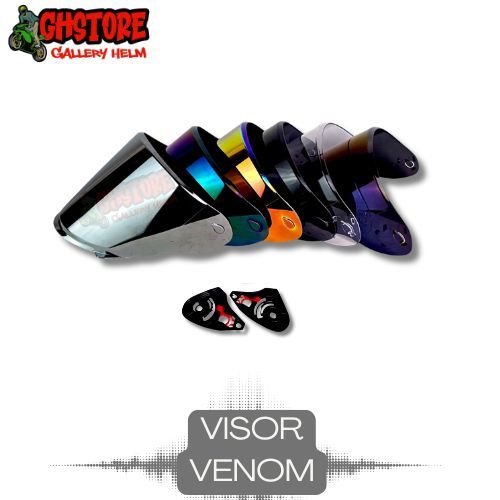Visor Venom Kaca Helm Iridium Kyt Dj Maru, Kyt Galaxy, Kyt Dj Maxi