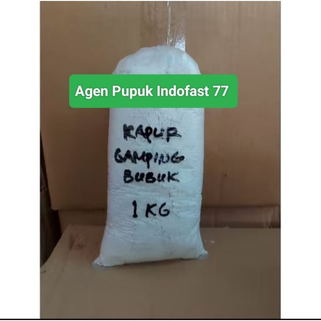 Kapur Bangunan Gamping Bubuk ASLI/ Batu Gamping Bahan pembuatan Ramuan Pupuk GENDERUWO