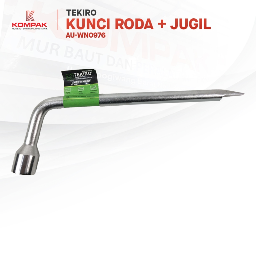 Tekiro Kunci Roda L 19 21 mm Congkelan Ban Motor Mobil