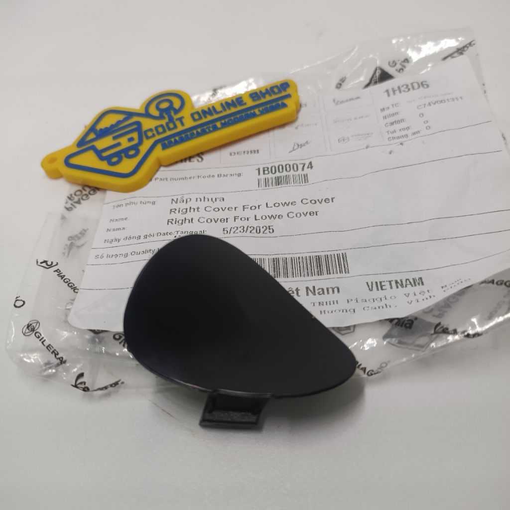 Cover Batok Tutup Stang Kanan Vespa Sprint / Tutup Batok Stang Vespa Sprint