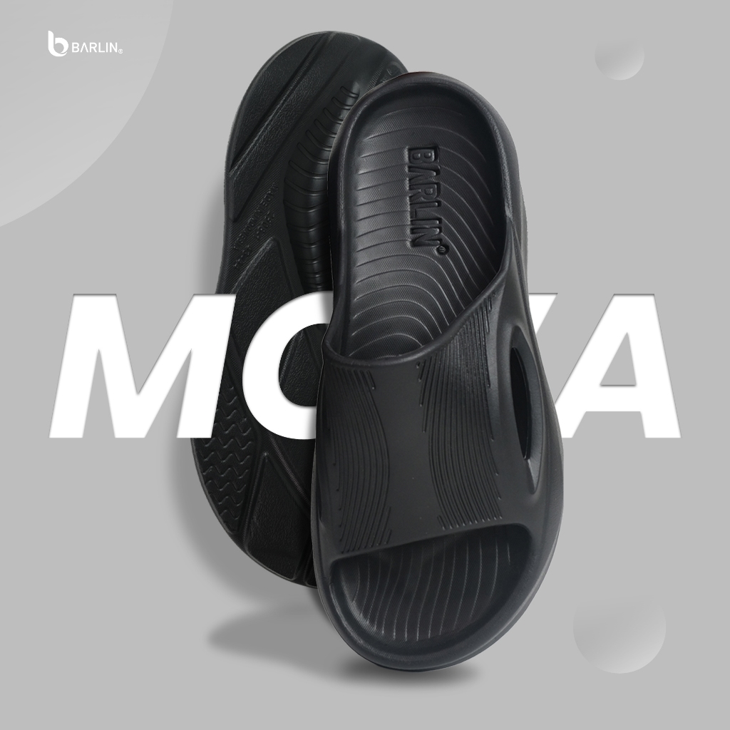 Sandal Original Phylon Sandal Pemulihan - Sandal Recovery Pria Dan Wanita - Black