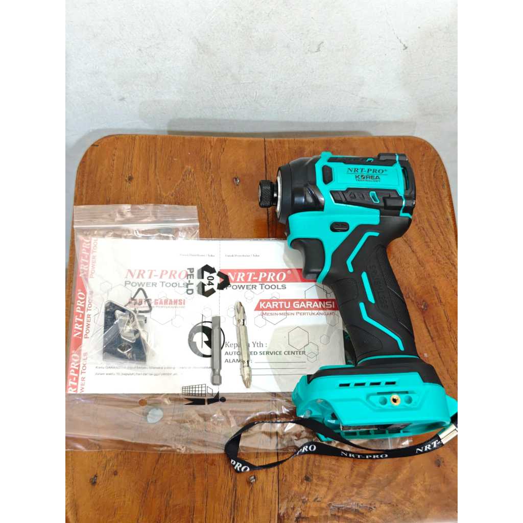 UNIT ONLY NRT PRO TD 180 DC IMPACT DRIVER CORDLESS 20V BRUSHLESS 180 - Max 260 Nm MESIN OBENG IMPACT
