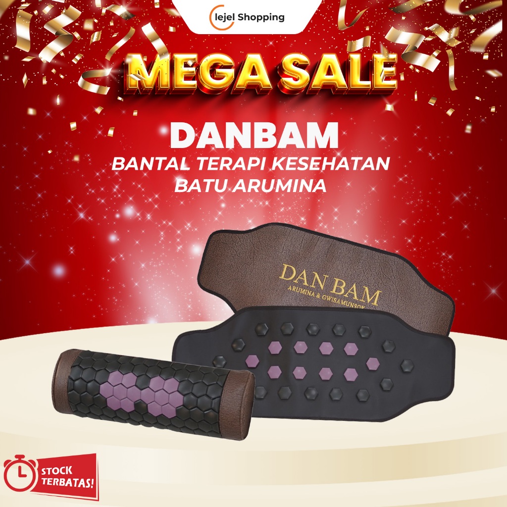 DANBAM Bantal Terapi Kesehatan Batu Arumina 2+1 - Lejel Home Shopping
