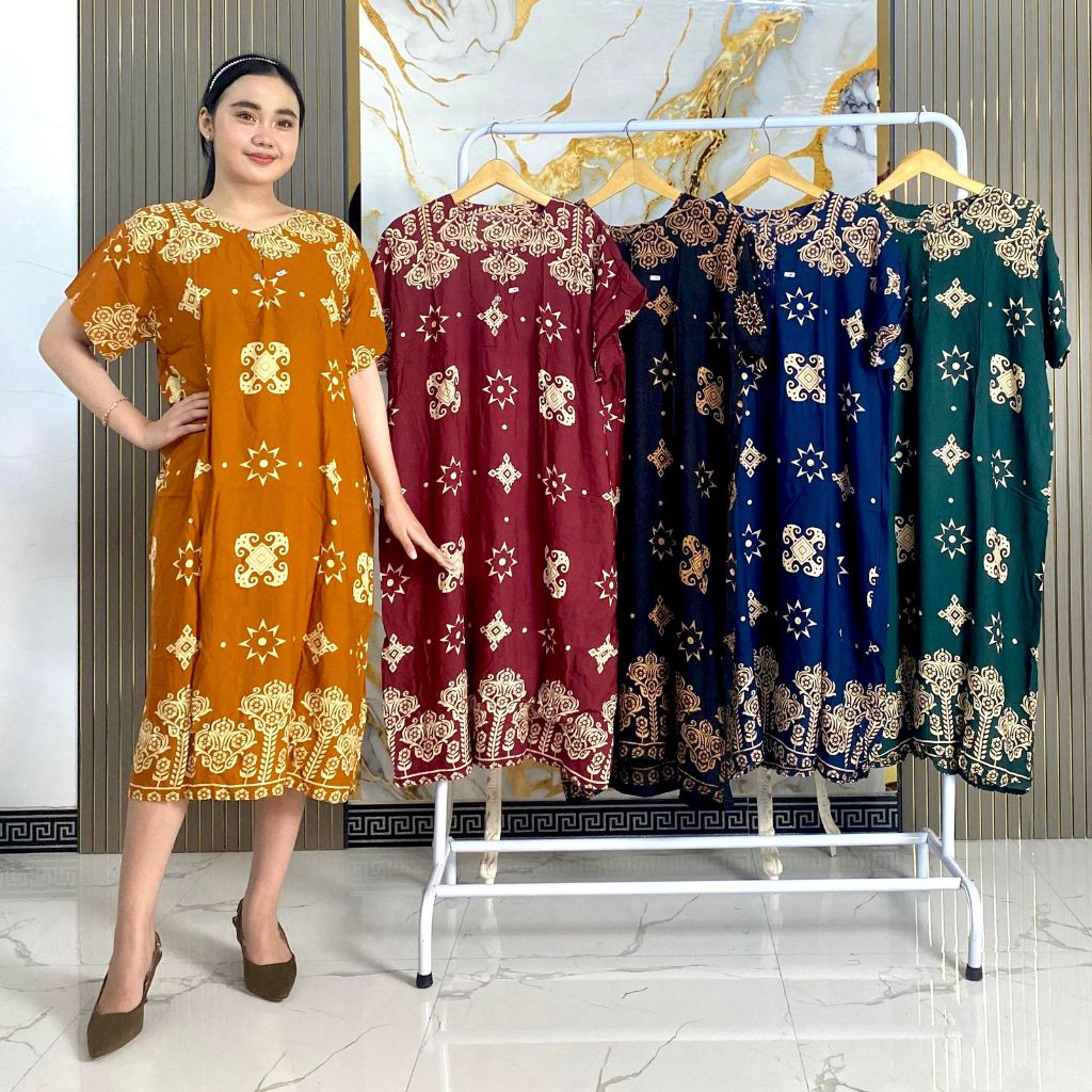 daster jumbo ld 120 rayon - daster kencana ungu - daster paketan murah