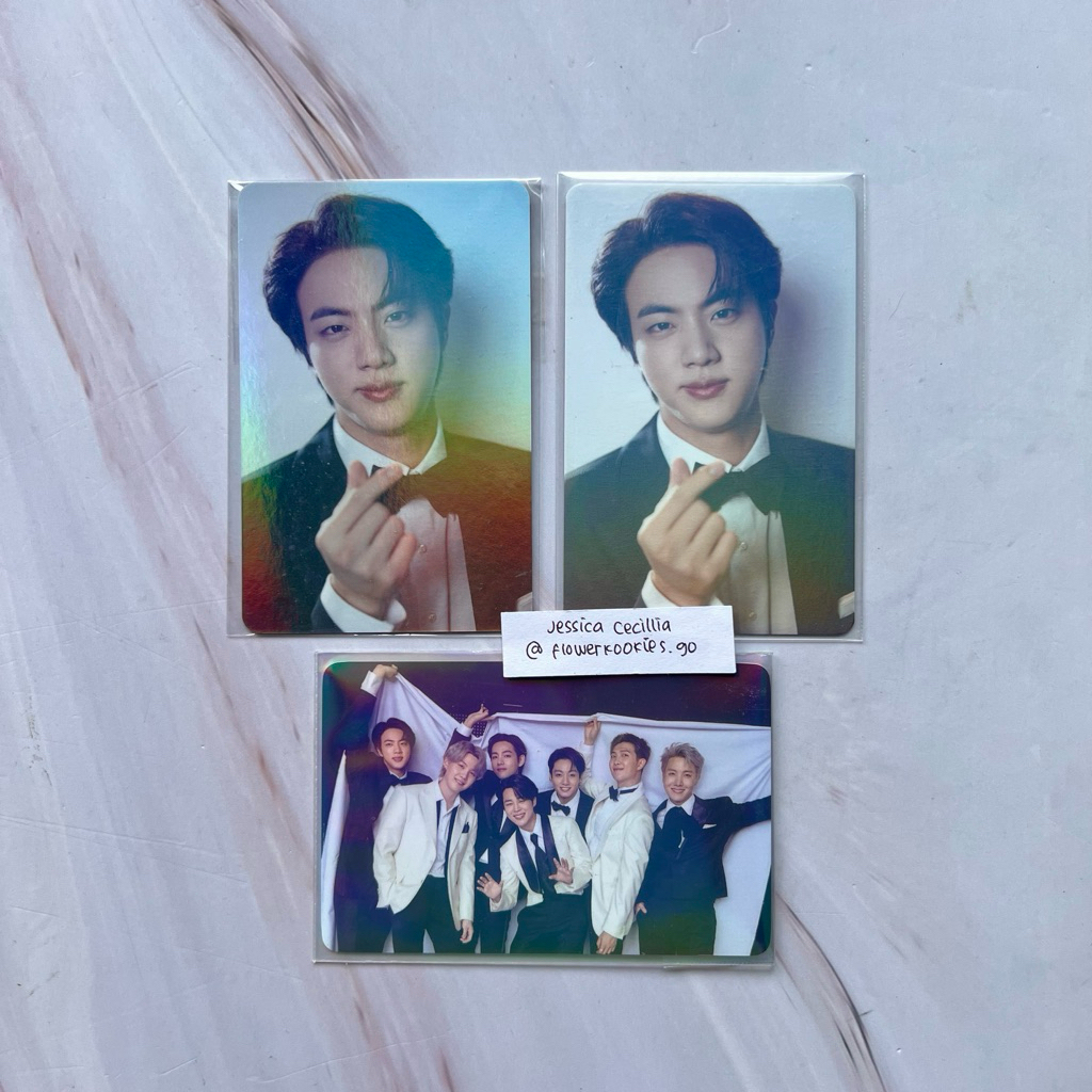 BTS JIN TFMA THE FACT HOLO CHINA OFFICIAL PHOTOCARD PC