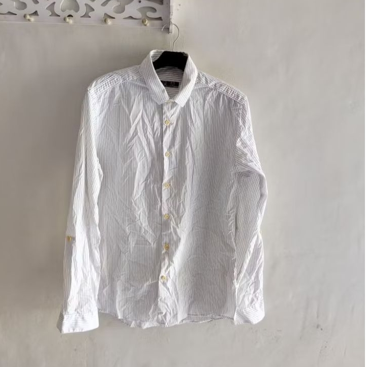 kemeja pria TOPMAN SIZE M salur