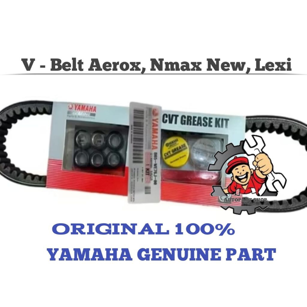 V - Belt, Vanbelt Komplit Aerox, Nmax New, Lexi 125, Lexi 155  Original Yamaha Genuime Part