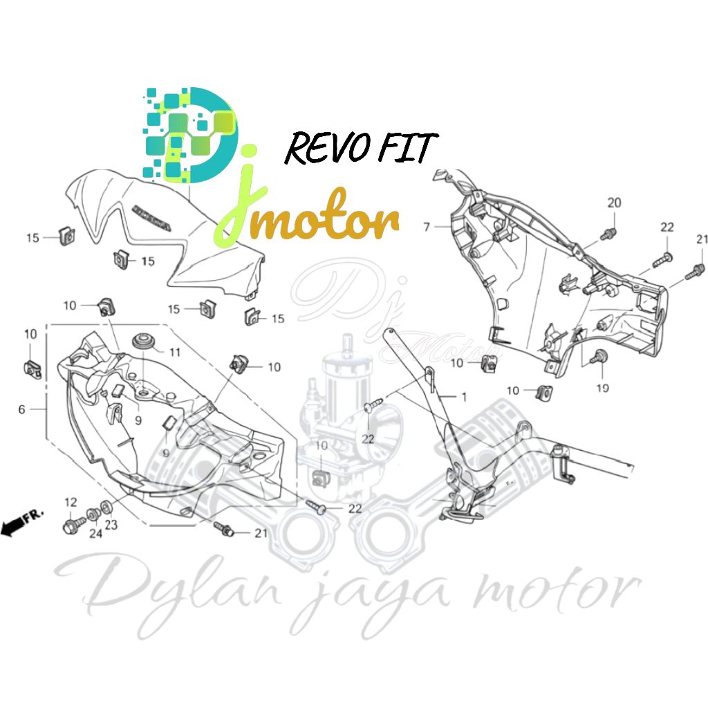 baut Revo fit / baut batok kepala Revo fit