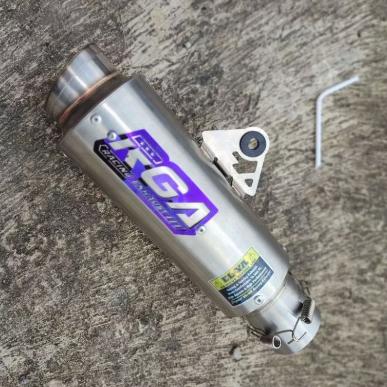 Knalpot racing CLD by RGA RACING for mio,beat,vario Jupiter vega crepten Astrea grand prima dll