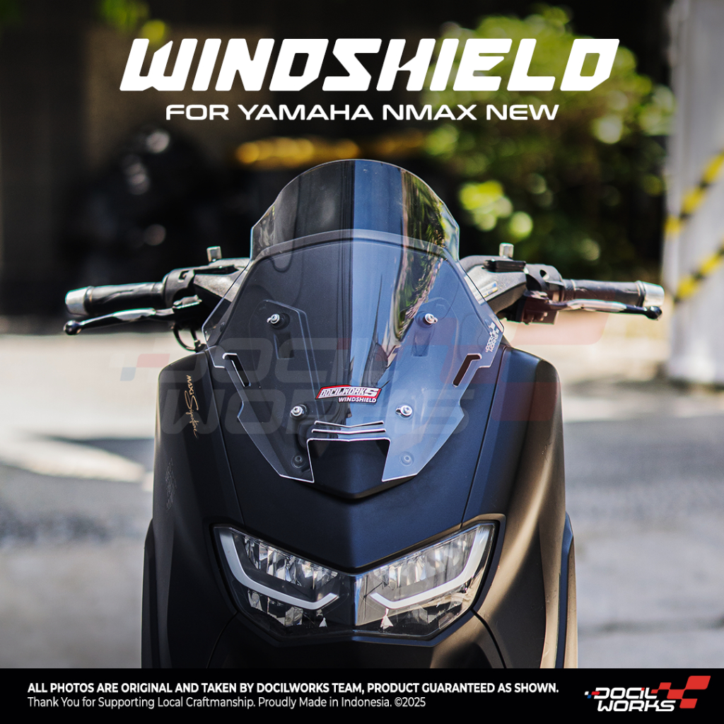 Docilworks - Visor Windshield V6 dan V7 Nmax New Nmax Old