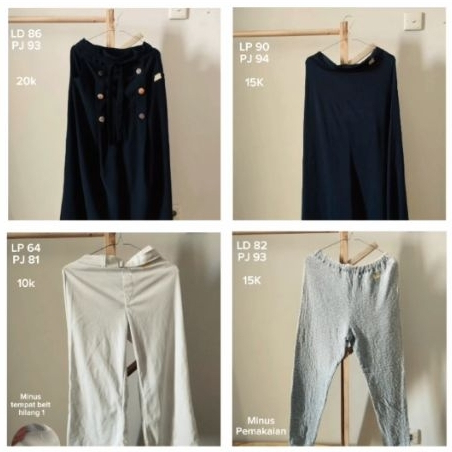 PROMO SERBA 15K - 20K l Bawahan Wanita murah | Prelove Rok Celana Kulot Training | Bawahan Wanita | 