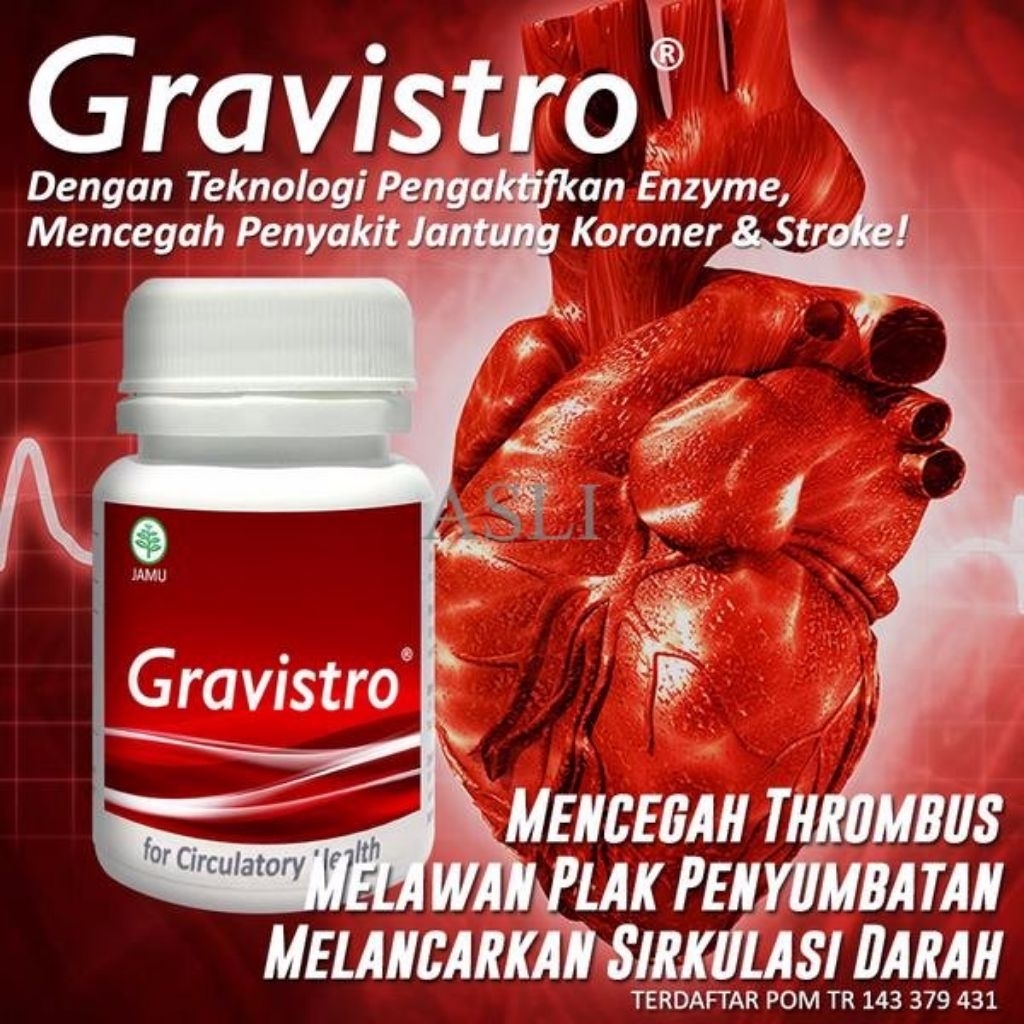 Obat Sakit Jantung Koroner & Obat Stroke Iskemik - Gravistro