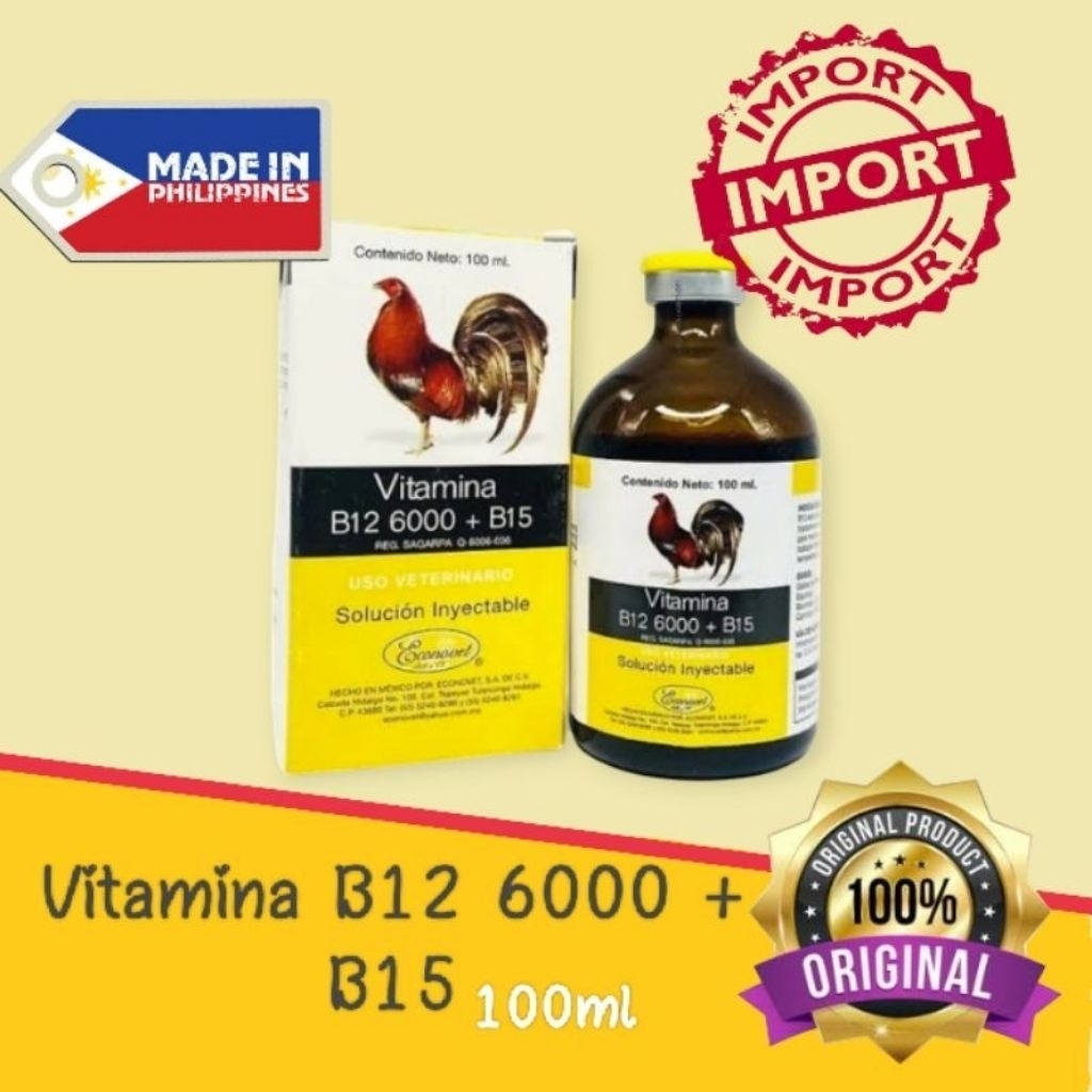 Vitamina B12. 6000 + B15 100ml
