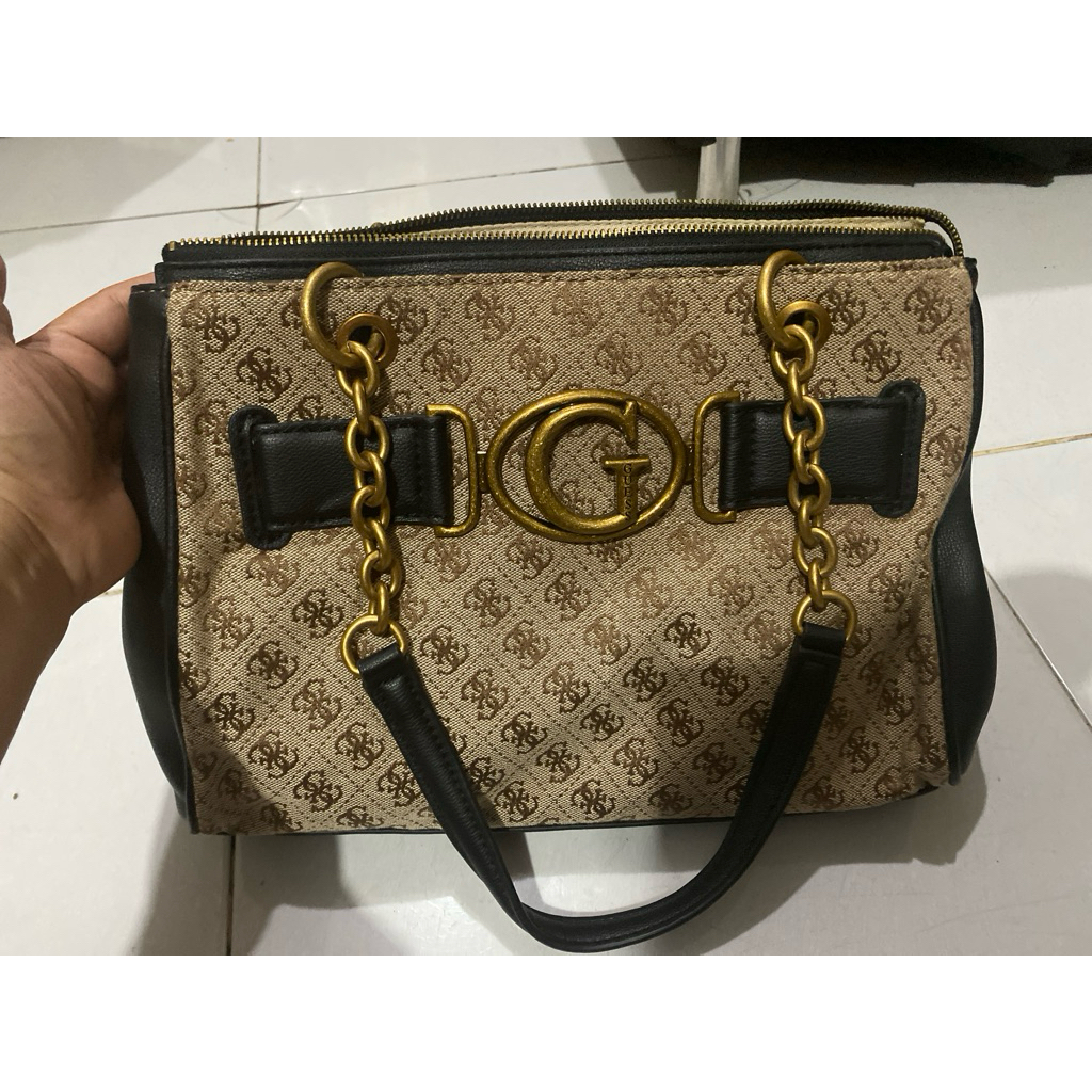 Ready Stock Tas wanita Guess Aviana Luxury Satchel