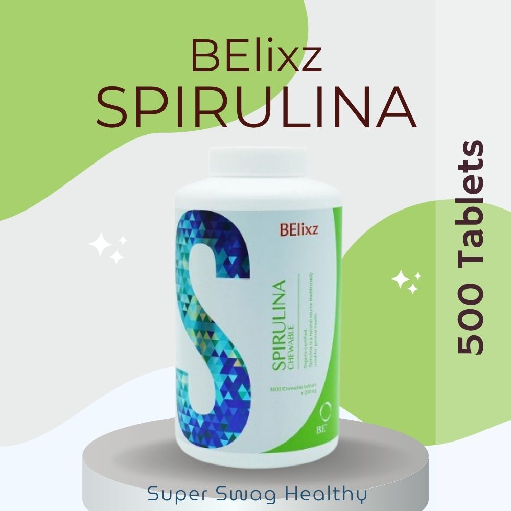 BElixz Spirulina 1 botol 500 Tablets