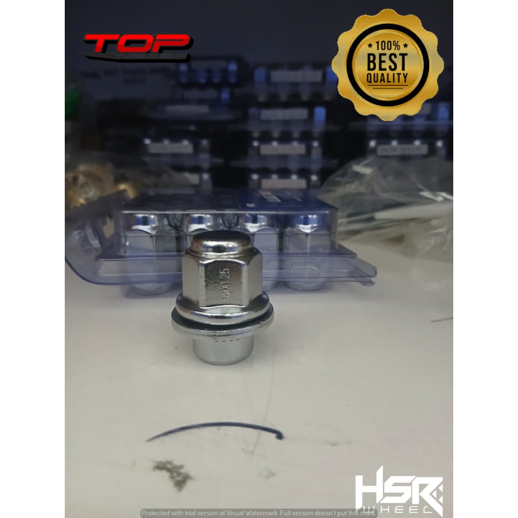 MUR RODA 1,5 KUDA HSR -MUR RODA KUDA RACING FUJITA LUG NUT M12x1.5 Untuk Mobil Toyota Innova