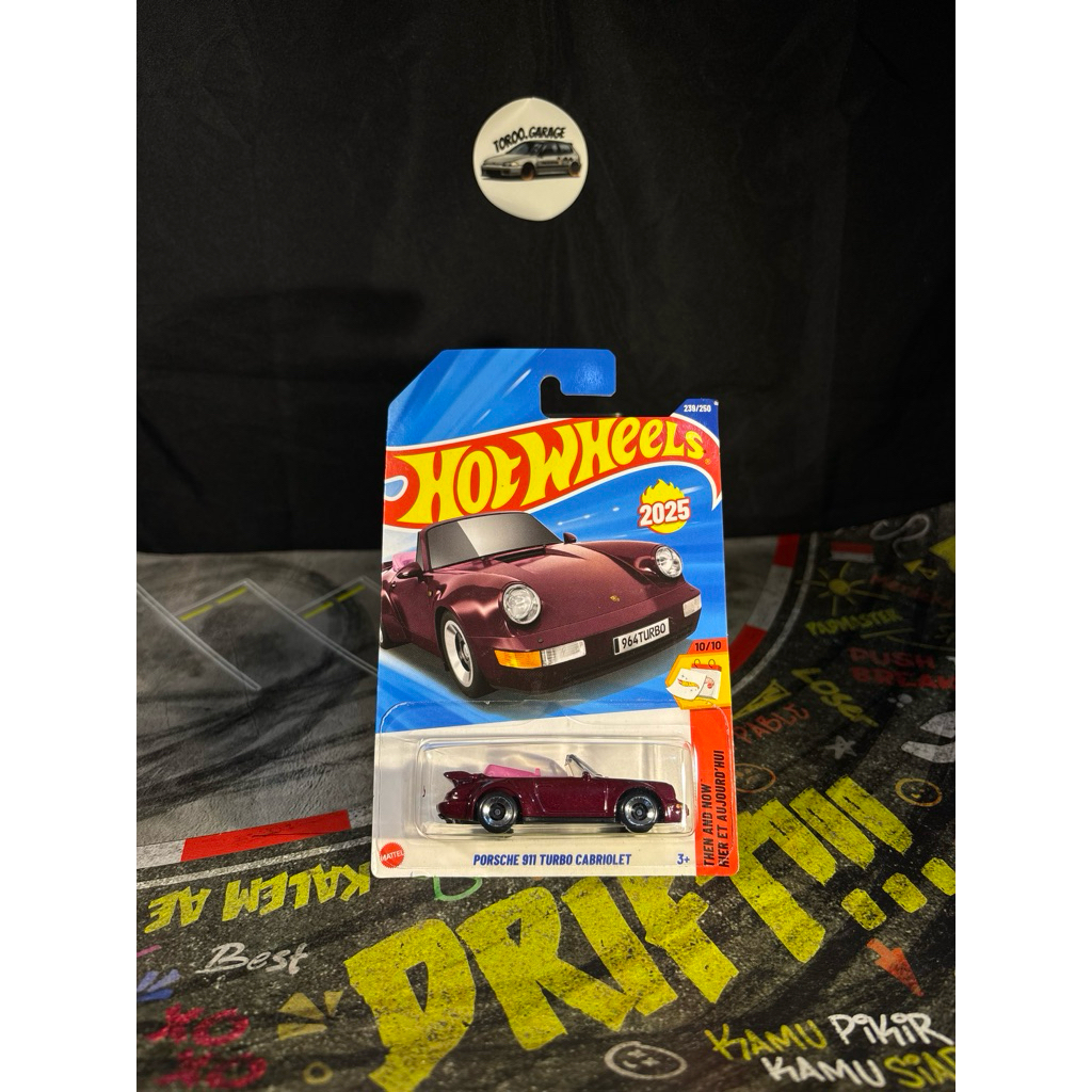 HOT WHEELS PORSCHE 911 TURBO CABRIOLET