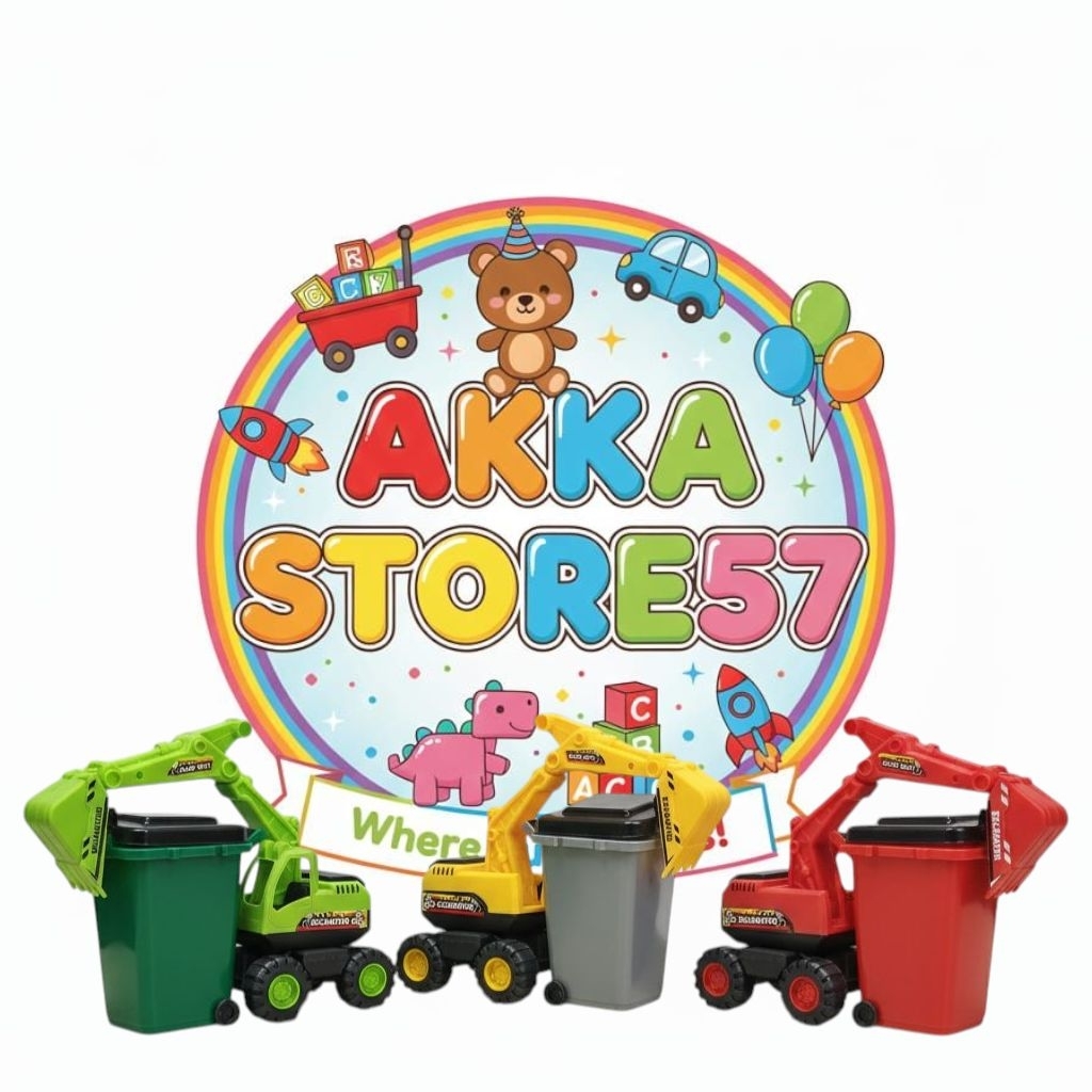 Mainan Anak Truk Excavator Sampah Mainan Edukasi anak Excavator + Sampah untuk edukasi anak Ak. 97