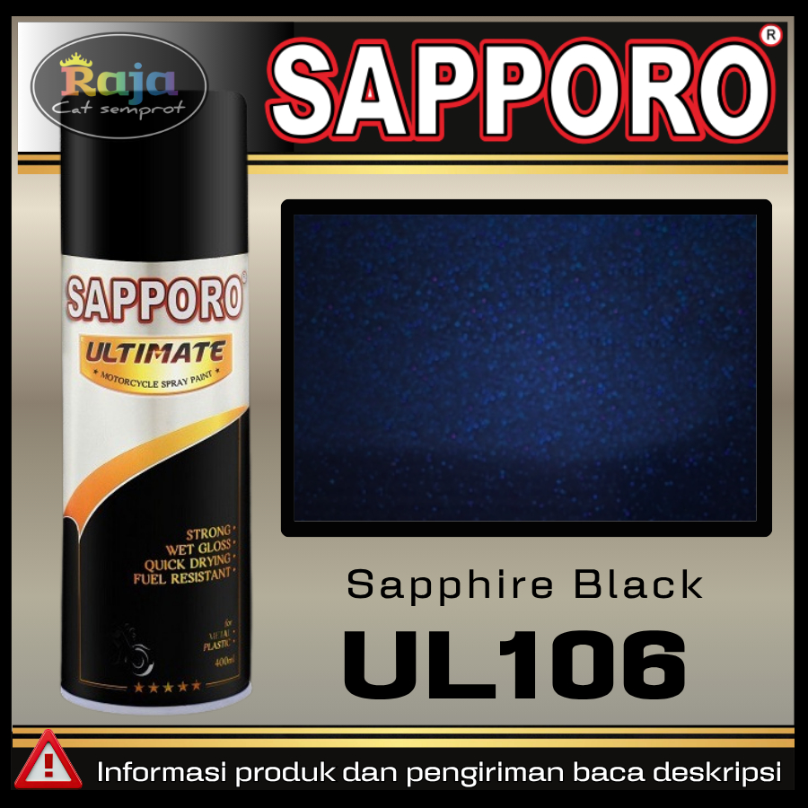 Sapporo Ultimate : Sapphire Black - UL106**