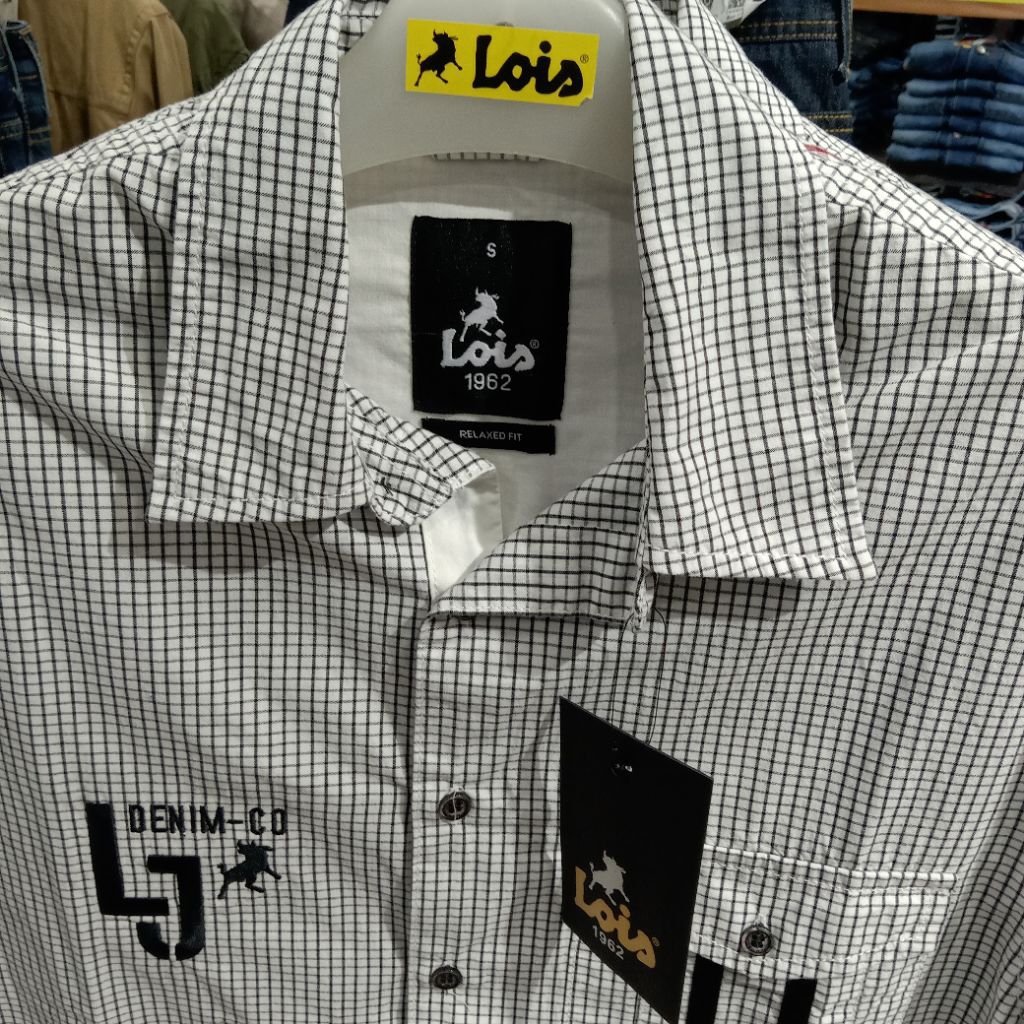 LOIS KEMEJA OVERSIZE LENGAN PENDEK PRIA ORIGINAL