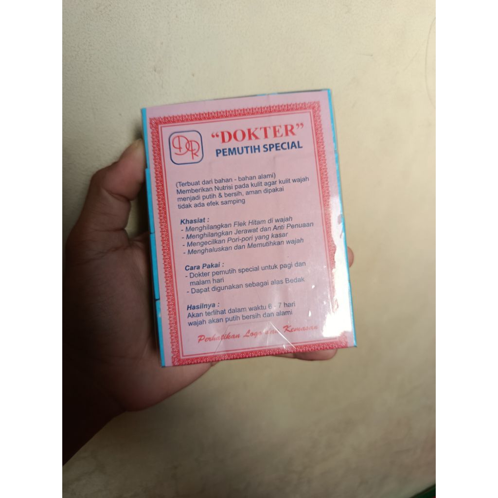 12 Pcs Krim Dokter Biru Asli Original