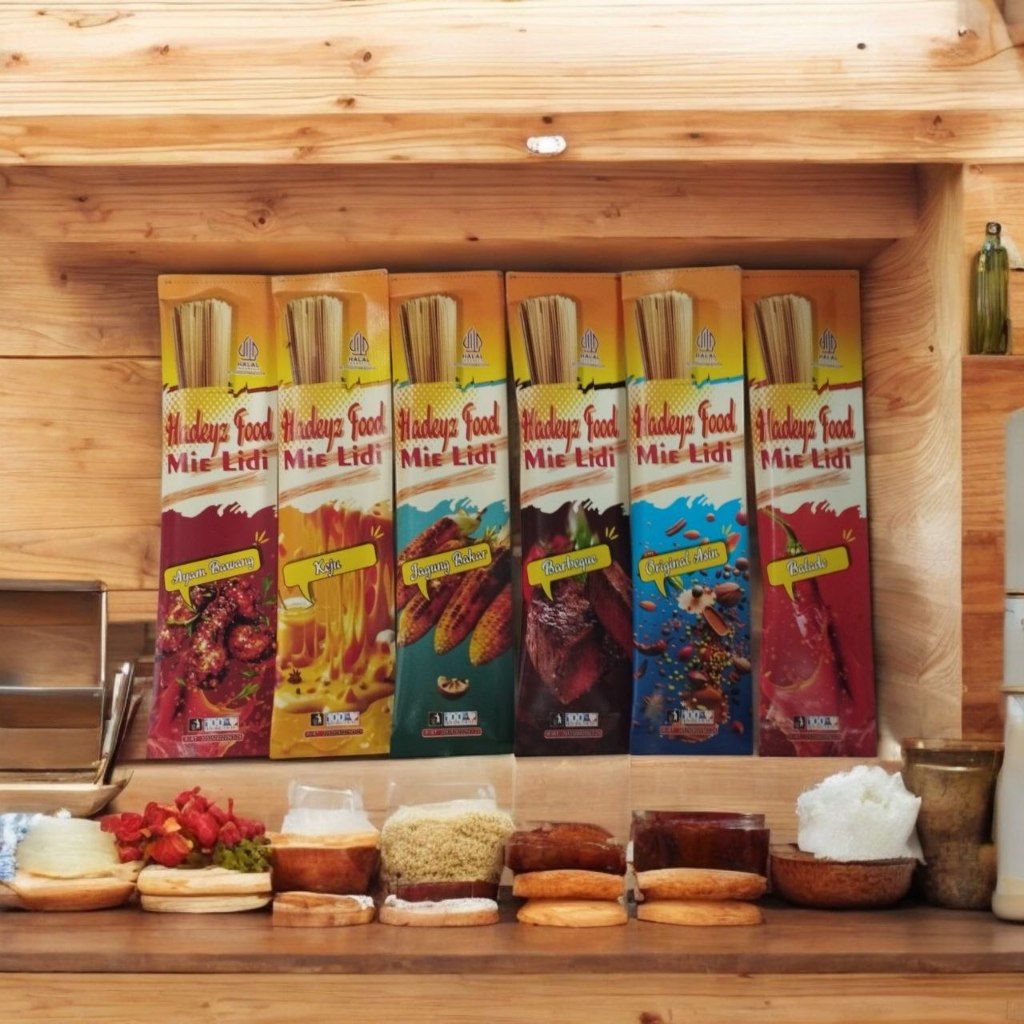 Paket Usaha modal minim Mie lidi Kekinian isi 60 Pcs- Makanan Ringan Viral